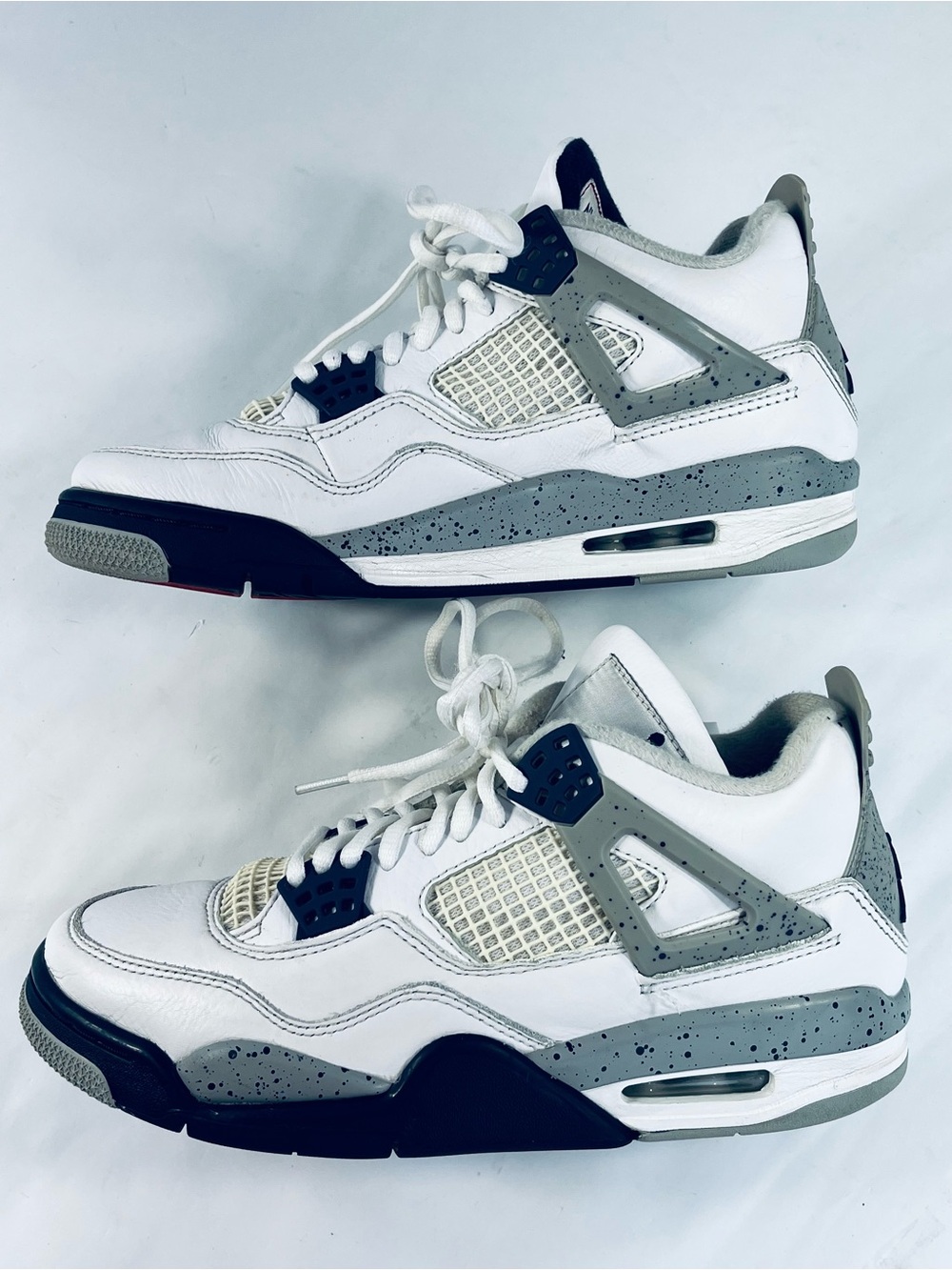 Air Jordan 4 Retro’ Midnight Navy White ‘ #DH6927-140 Men’s : 7.5 Sneakers